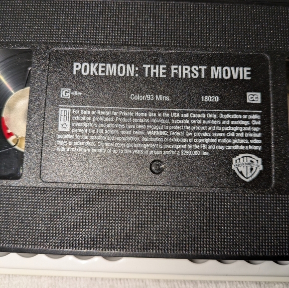 Pokemon VHS Movie 1997 Pre-owned - Picture 5 of 5
